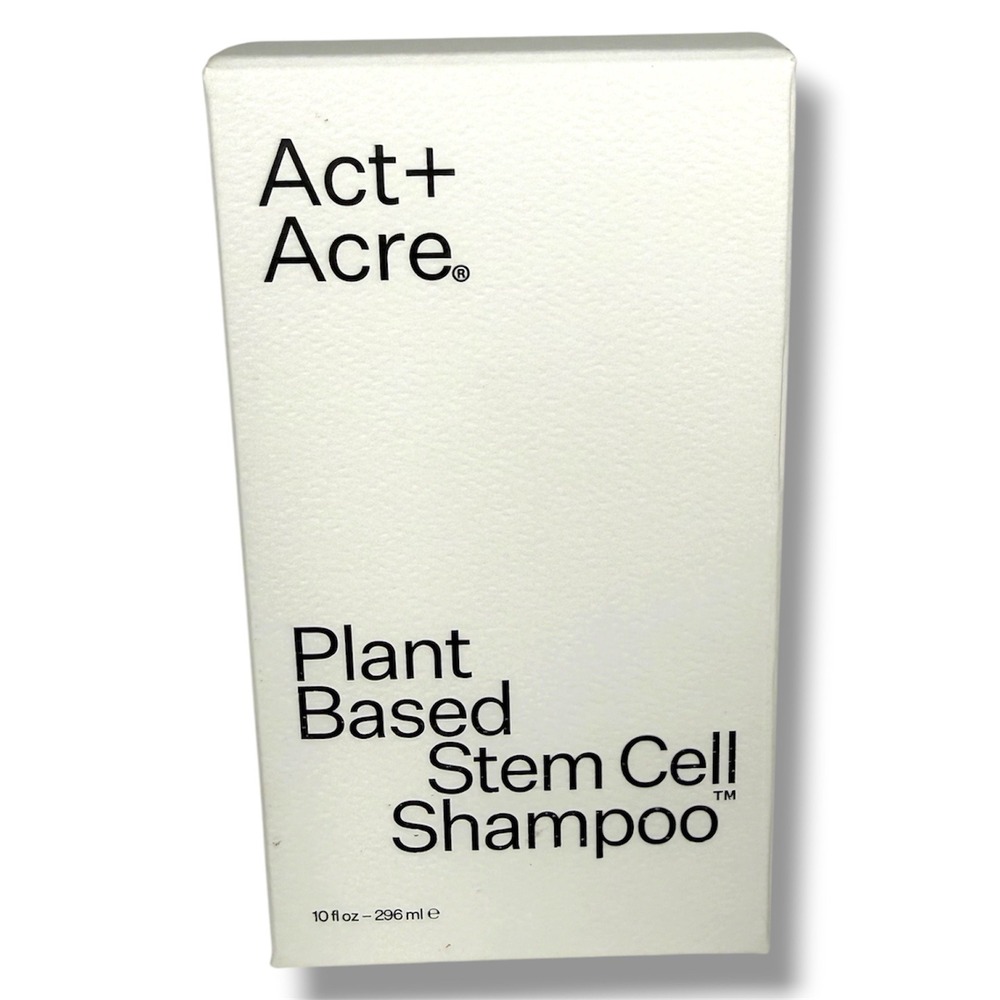 Act+Acre Shampoo Plant Based Stem Cell Apple Stem Cells Scalp‎ Growth 10 oz New